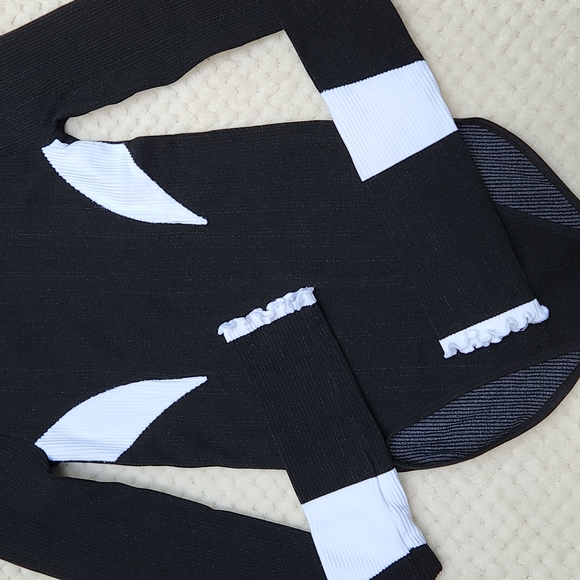 **HP**Nwot Free People Movement Ribbed Longsleeve Open Back Bodysuit - Picture 2 of 14